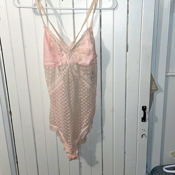Aerie Pink Bodysuit - Picture 1 of 2